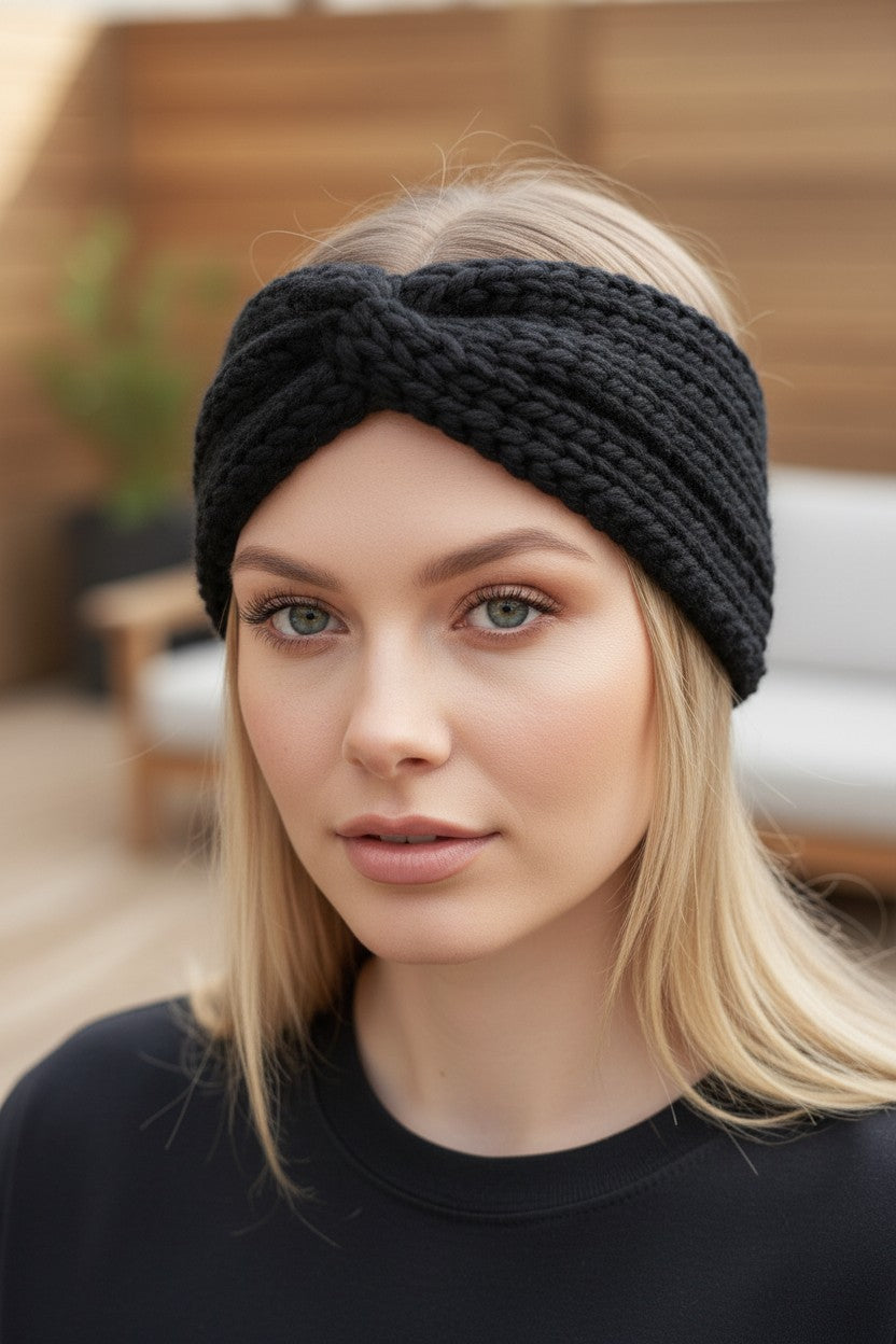 Knitted Twist  Headband