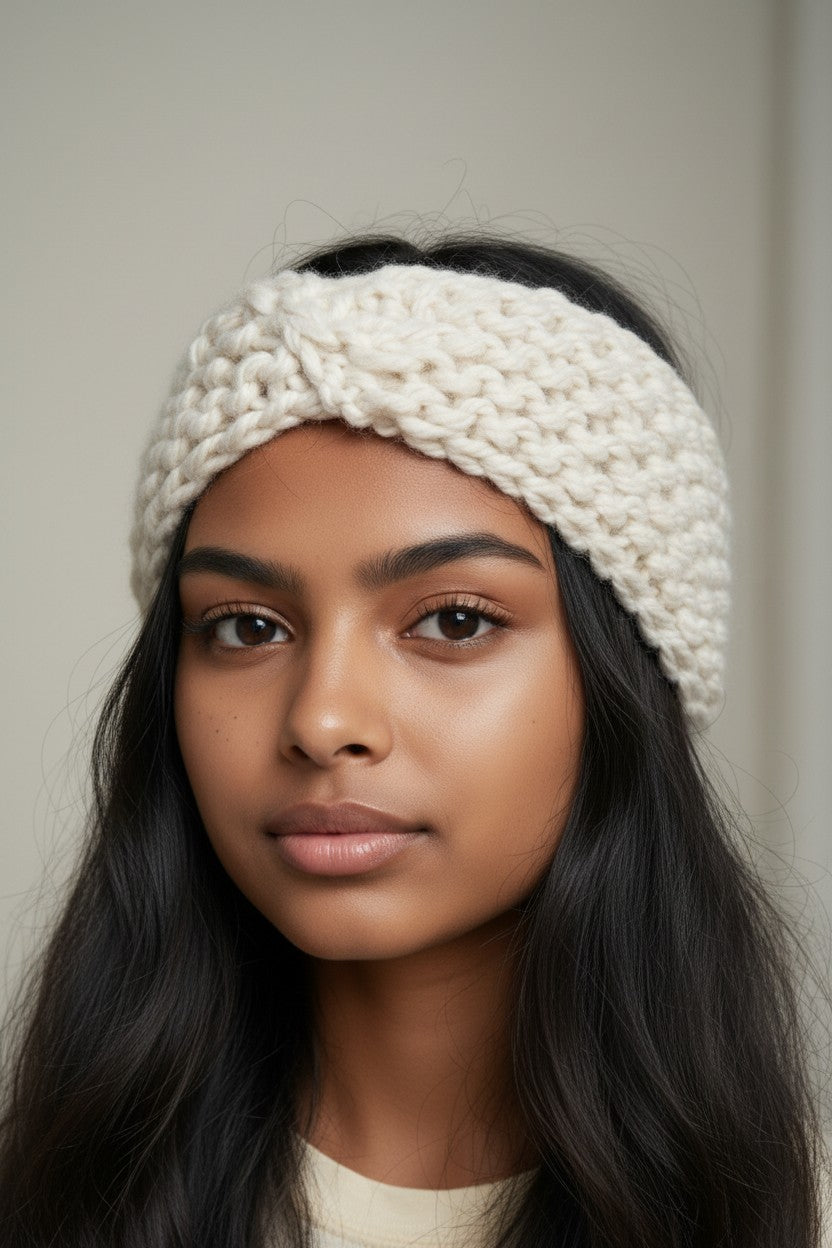 Knitted Twist  Headband