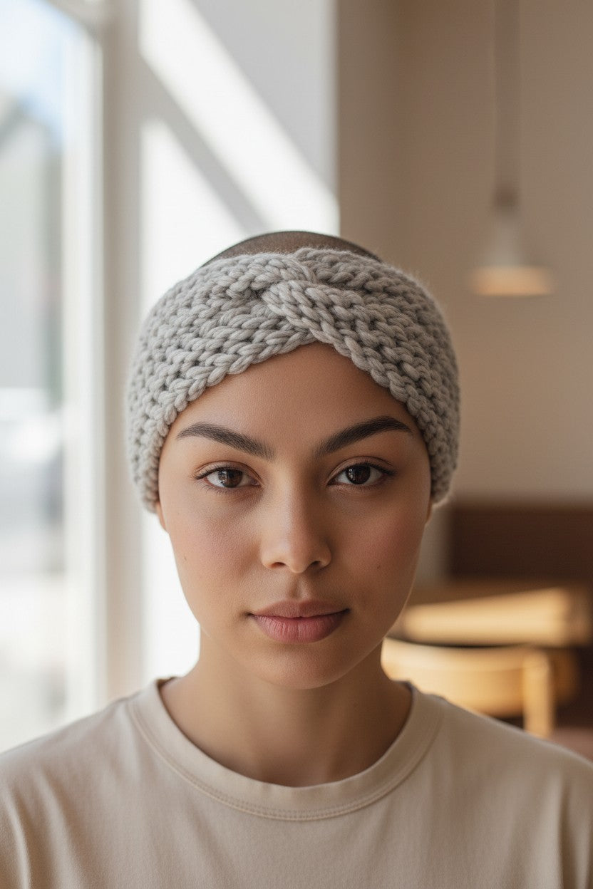 Knitted Twist  Headband