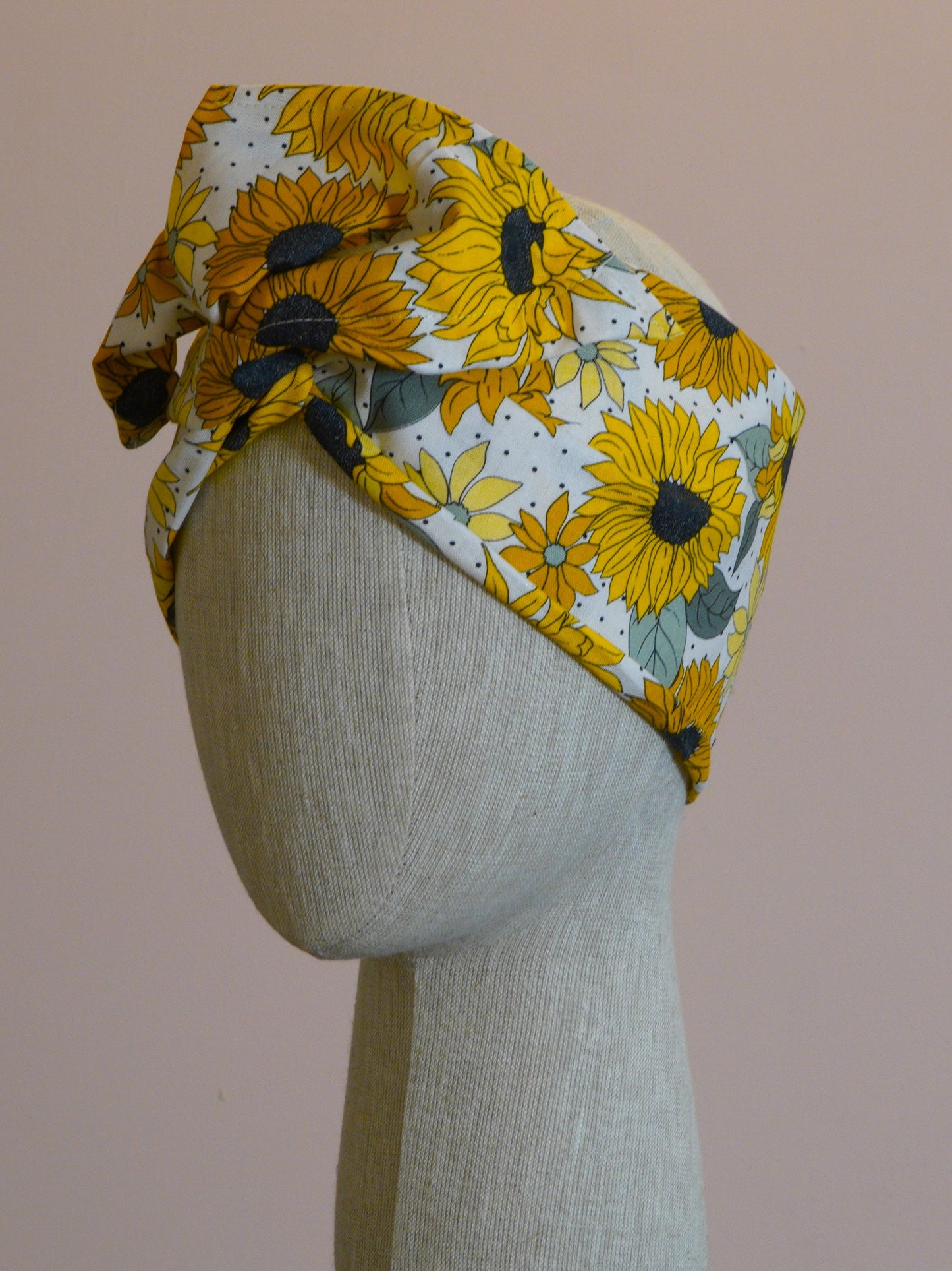 Wired Headband - Sunflowers Make Me Happy