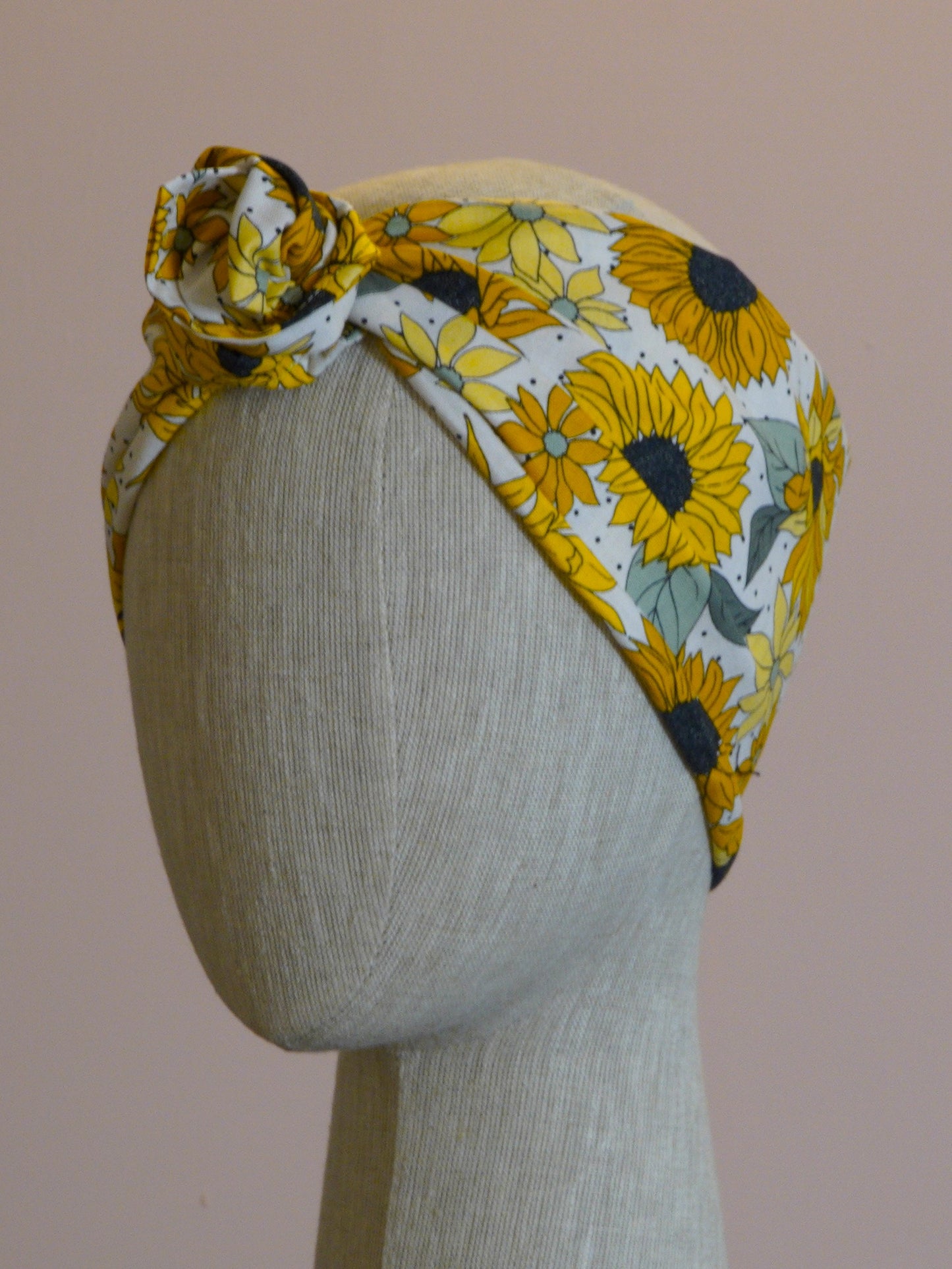 Wired Headband - Sunflowers Make Me Happy