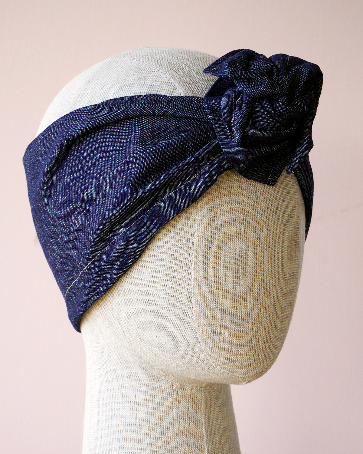 Wired Headband - Denim Dark