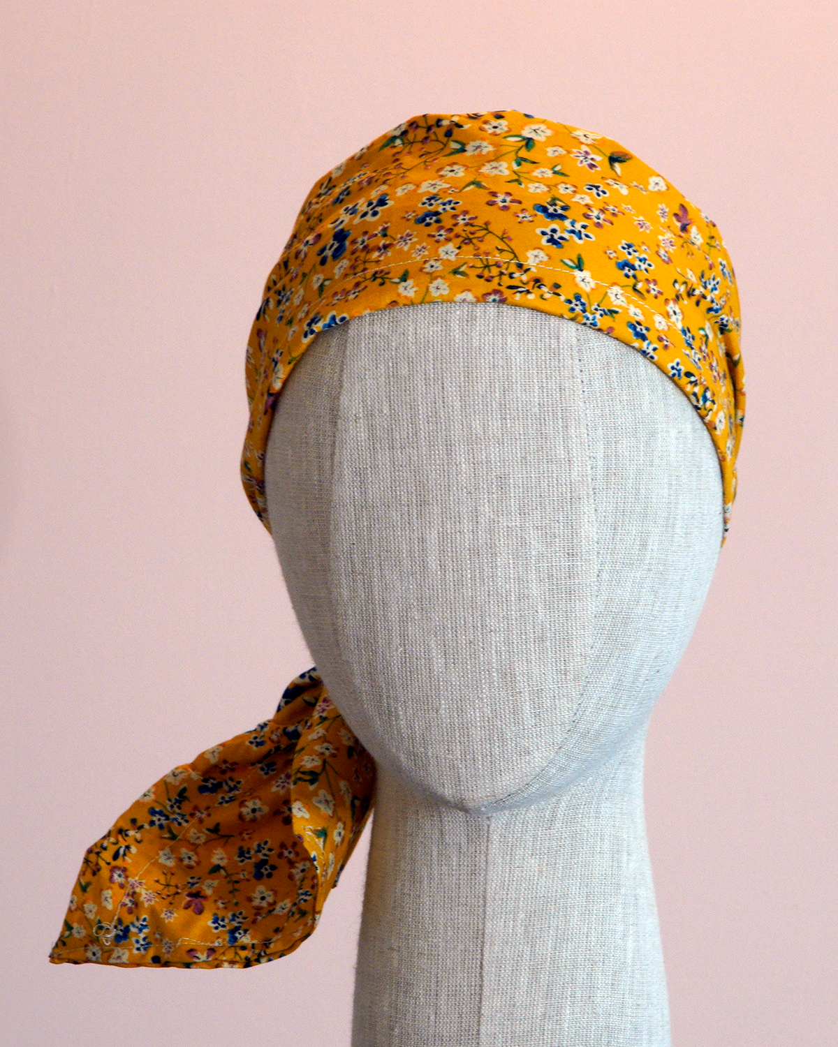 Wired Headband - Mustard Ditsy