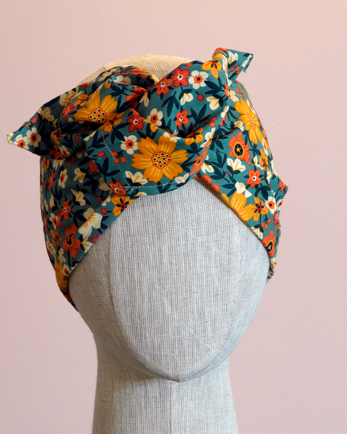 Wired Headband -Autumn Flowers